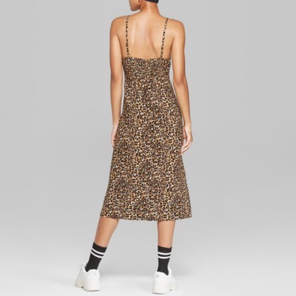 Wild Fable Leopard Midi Dress Size XL - Picture 2 of 6